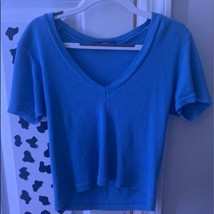 Blue Brandy Melville short sleeve shirt